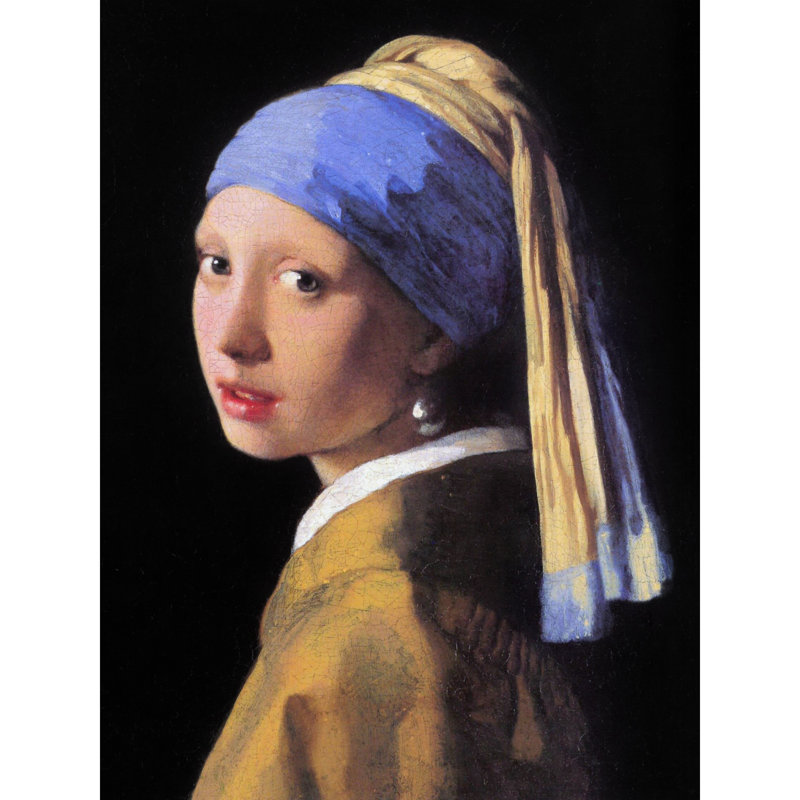 Oriental Furniture 'Girl with a Pearl Earring' by Vermeer Painting